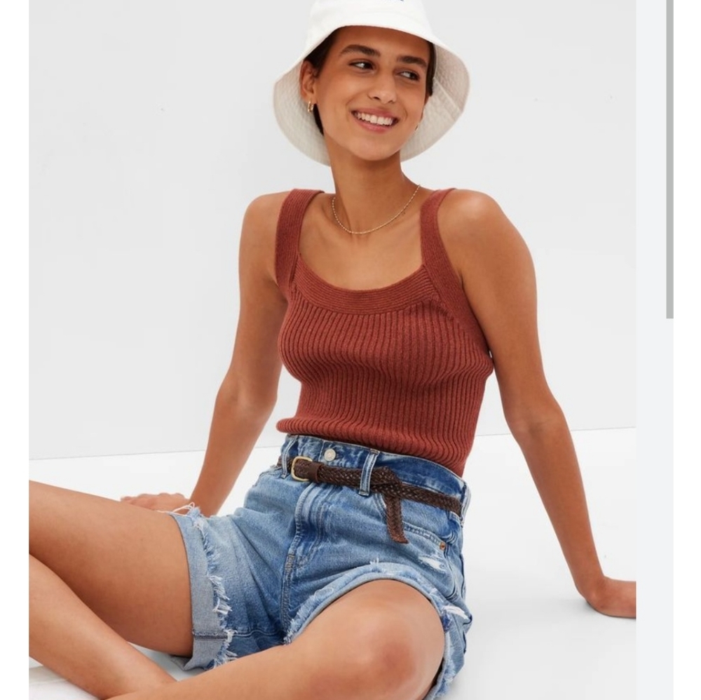 NWT GAP Chunky Rib Knit Sweater Tank